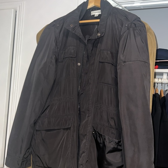 Calvin Klein mens jacket xl satin black - Picture 3 of 7